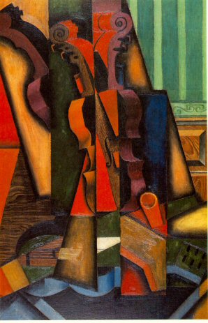 Violin and Guitar by Juan Gris